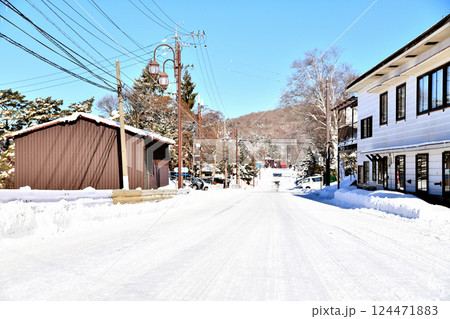 菅平高原(白金ゲレンデ～表太郎ゲレンデ)の道路 (長野県上田市) 【2025.3】 124471883