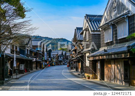 おかげ横丁の街並み 三重県伊勢市  124472171