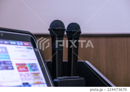 カラオケボックス マイク カラオケボックス マイク 124473670