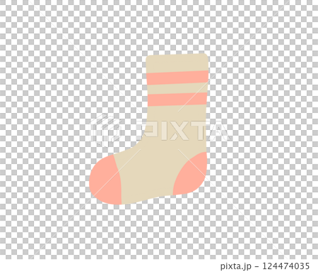 靴下のイラスト 靴下のイラスト 124474035