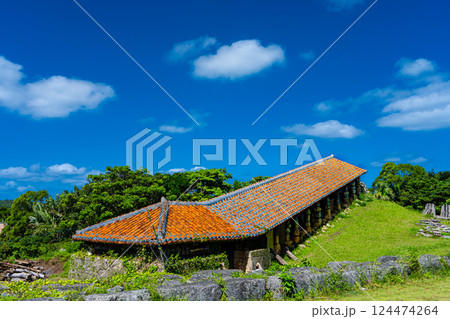 緑の島の集落にある小屋 緑の島の集落にある小屋 124474264