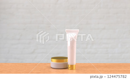 The Cosmetic product for Beauty concept 3d Rendering. 124475782