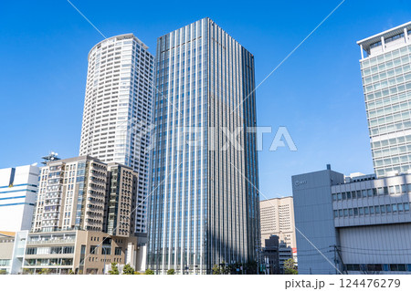 大阪福島区の大阪中之島合同庁舎(大阪高等検察庁、大阪地方検察庁)とザタワーオオサカ(高層マンション) 大阪福島区の大阪中之島合同庁舎(大阪高等検察庁、大阪地方検察庁)とザタワーオオサカ(高層マンション) 124476279