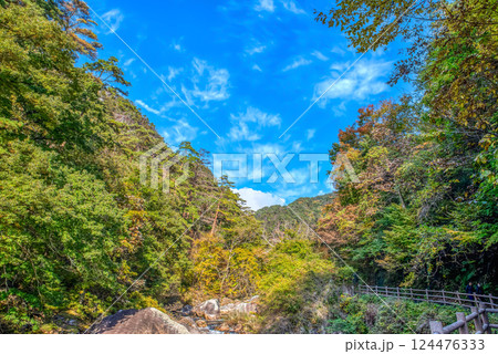 山梨県 紅葉の御嶽昇仙峡 山梨県 紅葉の御嶽昇仙峡 124476333