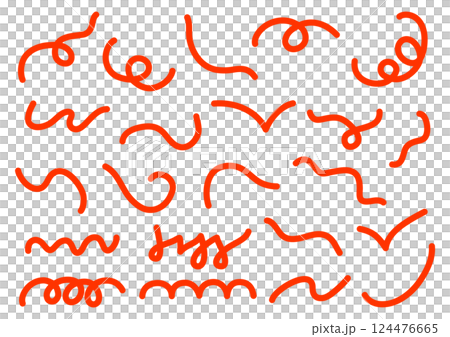 Various line variation set Various line variation set 124476665