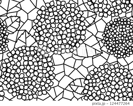 アジサイのステンドグラス A-1 アジサイのステンドグラス A-1 124477264