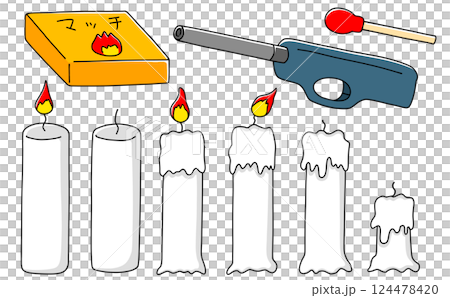 寬鬆簡單的蠟燭套裝，純色 124478420