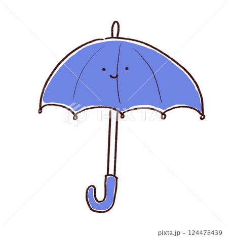傘のかわいいイラスト 124478439