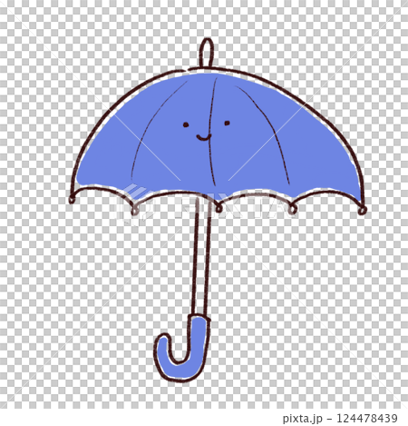 傘のかわいいイラスト 124478439
