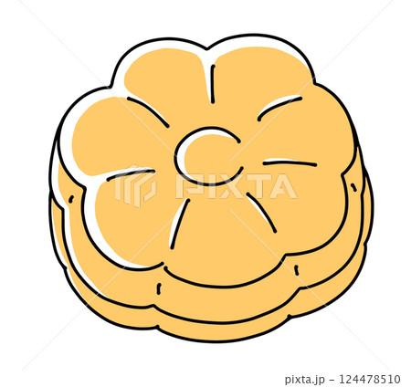 ゆるめシンプルもなか ベタ塗り ゆるめシンプルもなか ベタ塗り 124478510