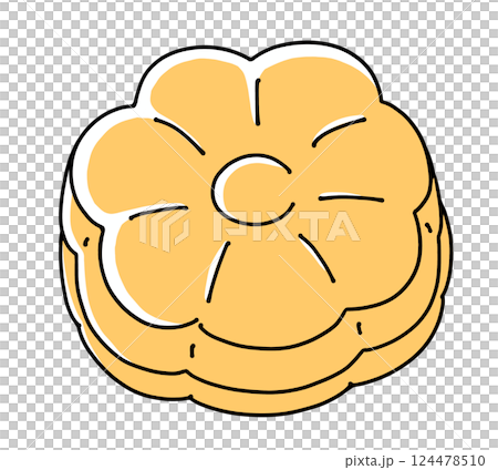 ゆるめシンプルもなか ベタ塗り ゆるめシンプルもなか ベタ塗り 124478510