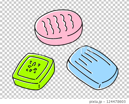 ゆるめシンプルなドロップス　ベタ塗り 124478603