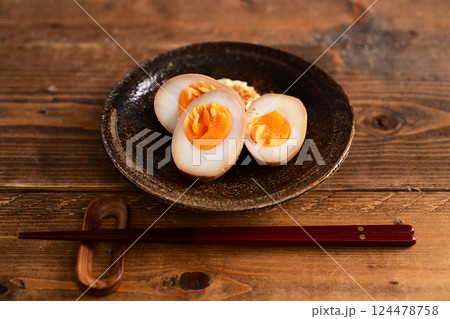 味つけたまご 味つけたまご 124478758