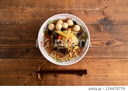 野菜炒め味噌ラーメン 野菜炒め味噌ラーメン 124478779