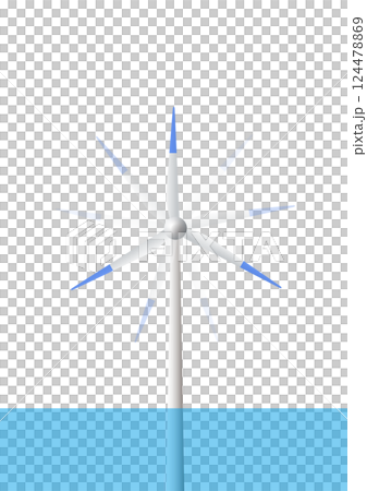 洋上風力発電 洋上風力発電 124478869