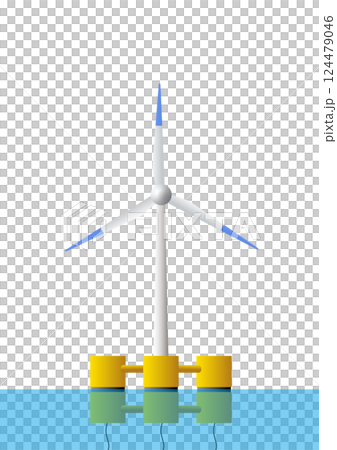 洋上風力発電 124479046