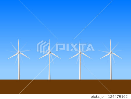 地上風力発電 地上風力発電 124479162