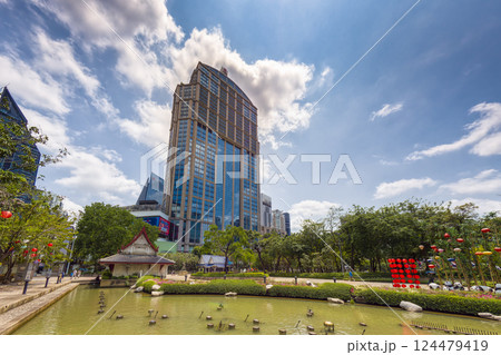 タイ バンコク 【ベンチャシリ公園】 / Benchasiri Park, Bangkok 124479419