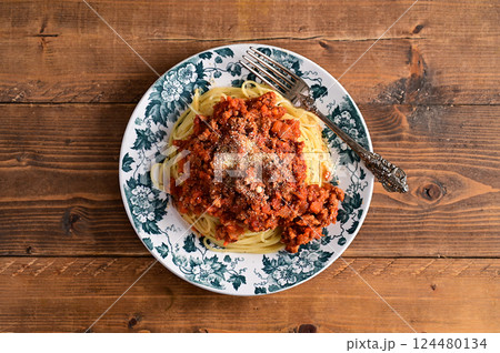 ミートソーススパゲティ 124480134