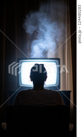 Watching the Glow of Nostalgia 124480283