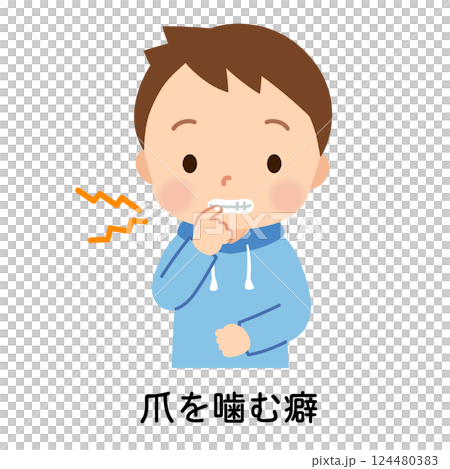 Children with nail biting habit: Developmental disorders Children with nail biting habit: Developmental disorders 124480383