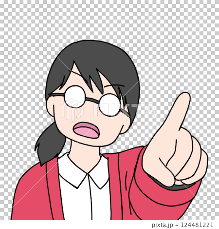 指をさす 指をさす 124481221