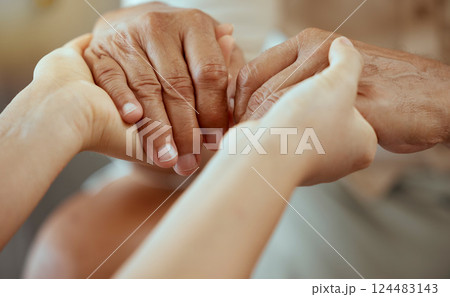 Elderly care, help support and people holding hands for senior care, trust and consulting patient. Pension healthcare, retirement and caregiver nurse volunteer at nursing home for community charity Elderly care, help support and people holding hands for senior care, trust and consulting patient. Pension healthcare, retirement and caregiver nurse volunteer at nursing home for community charity 124483143