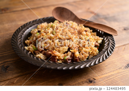 なめたけの焼き飯 124483495