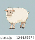 白い羊 124485574