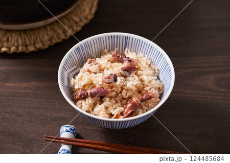 ホタルイカご飯 124485684