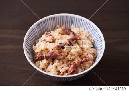 ホタルイカご飯 124485689