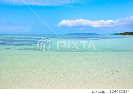 沖縄 竹富島 コンドイ浜 沖縄 竹富島 コンドイ浜 124485884