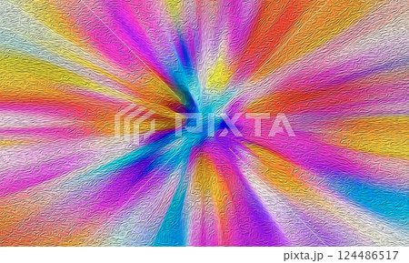 colorful sunburst digital oil paint background colorful sunburst digital oil paint background 124486517