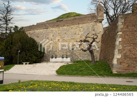 The ancient fortress in Belgrade, Serbia The ancient fortress in Belgrade, Serbia 124486565