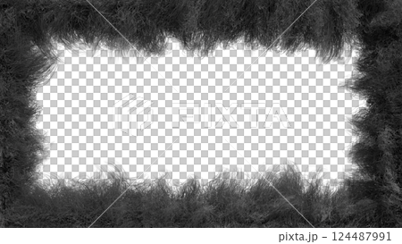 Black fur 3DCG frame background Photorealistic fluffy fur rectangular wallpaper Black fur 3DCG frame background Photorealistic fluffy fur rectangular wallpaper 124487991