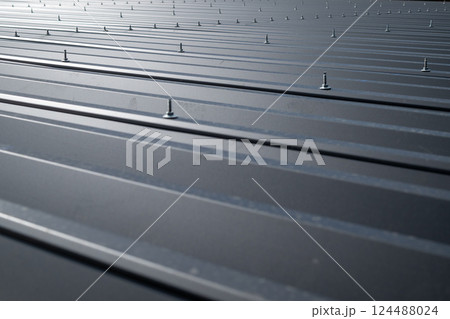 金属折板の屋根葺き替え工事 124488024