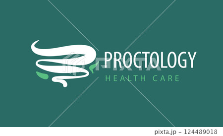 Logo for proctology. Vector illustration 124489018