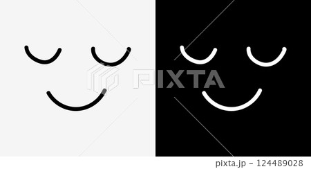いろいろな表情のアイコンセット 124489028