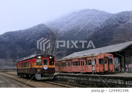 わたらせ渓谷鐵道の足尾駅 124491346