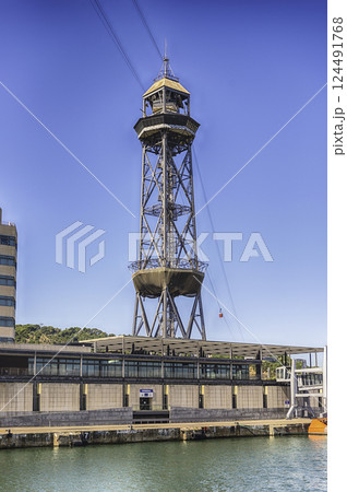 Jaume I tower, Port Vell of Barcelona, Catalonia, Spain Jaume I tower, Port Vell of Barcelona, Catalonia, Spain 124491768