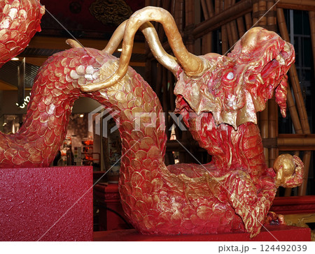 Red Dragon - national Chinese folklore 124492039