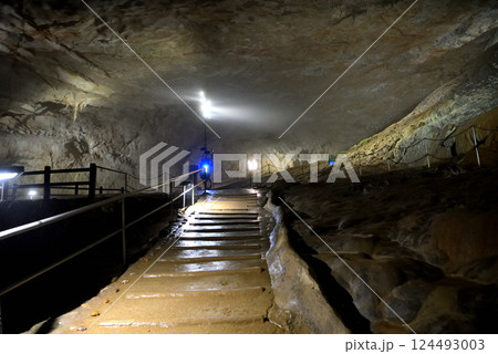 中国地方・秋吉台・秋芳洞・広庭へ登る順路と洞内富士・山口県美弥市(2) 中国地方・秋吉台・秋芳洞・広庭へ登る順路と洞内富士・山口県美弥市(2) 124493003