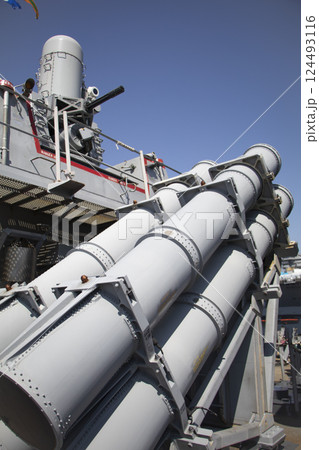 ハープーンミサイル発射装置とCIWS 124493116