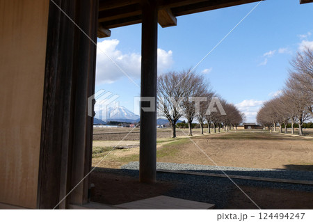 志波城古代公園跡坂上田村麻呂が桓武天皇の名により造った東北地方蝦夷を治めるための軍事と行政の為の役所 124494247