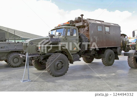Military Heavy Duty Utility Truck Military Heavy Duty Utility Truck 124494332