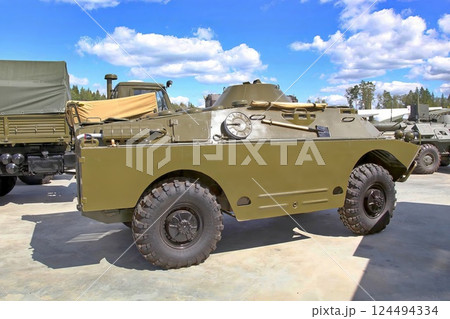 Armored Reconnaissance Vehicle at Outdoor Exhibition Armored Reconnaissance Vehicle at Outdoor Exhibition 124494334