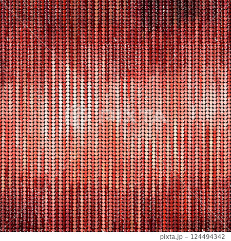 スパンコール赤_正方形 124494342