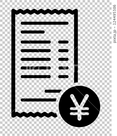 Receipts and money 124495386