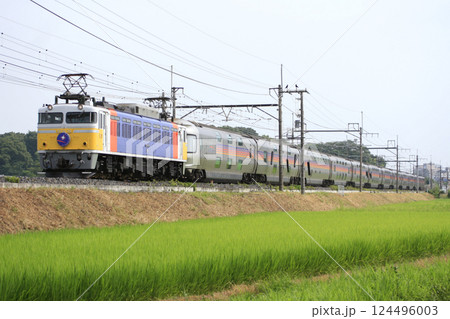 寝台特急カシオペア号（EF81牽引：カシオペア色） 124496003