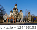 The old ancient Orthodox Church of St John the Baptist, Riga, Latvia 124496153